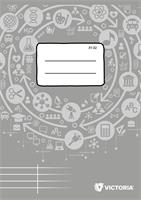 Exercise book, A5, vocabulary, 32 sheets, VICTORIA PAPER 